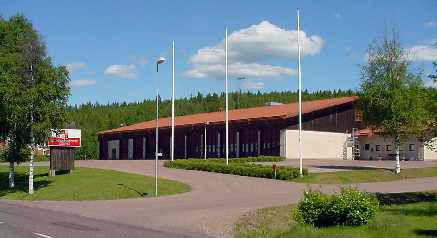 Vintervy räddningsstationen i Rättvik