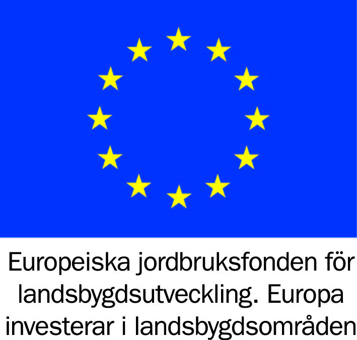 EUs logotyp Europeiska jordbruksfonden för landsbygdsutveckling.