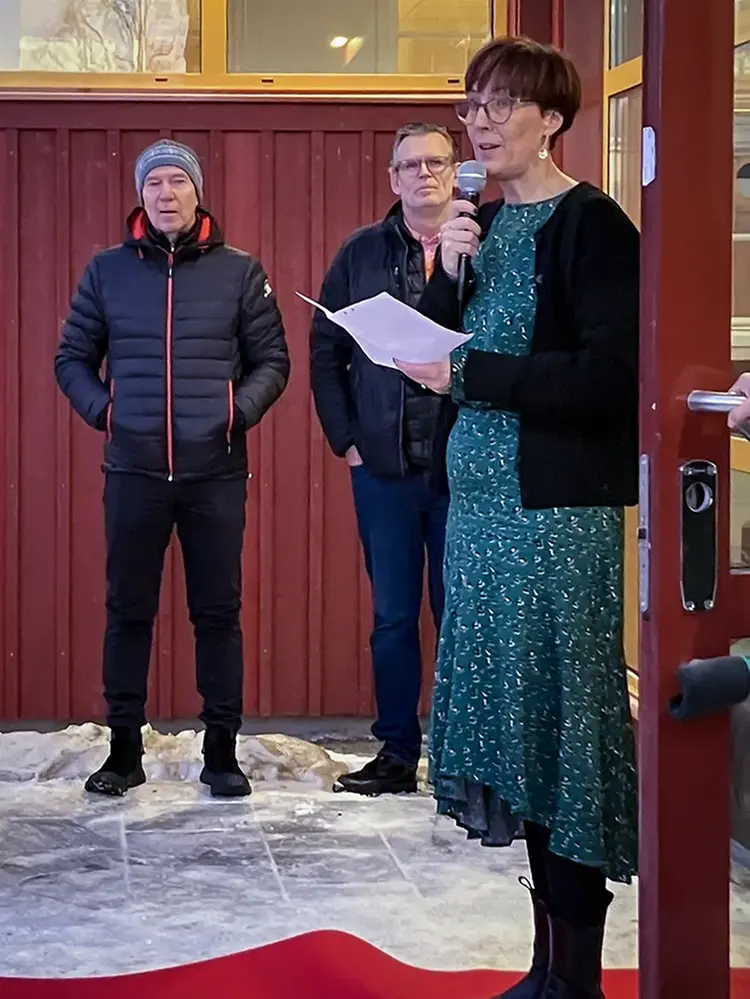 Ulrica Momqvist (C), Björn Evbjer och Pål Fröyen.